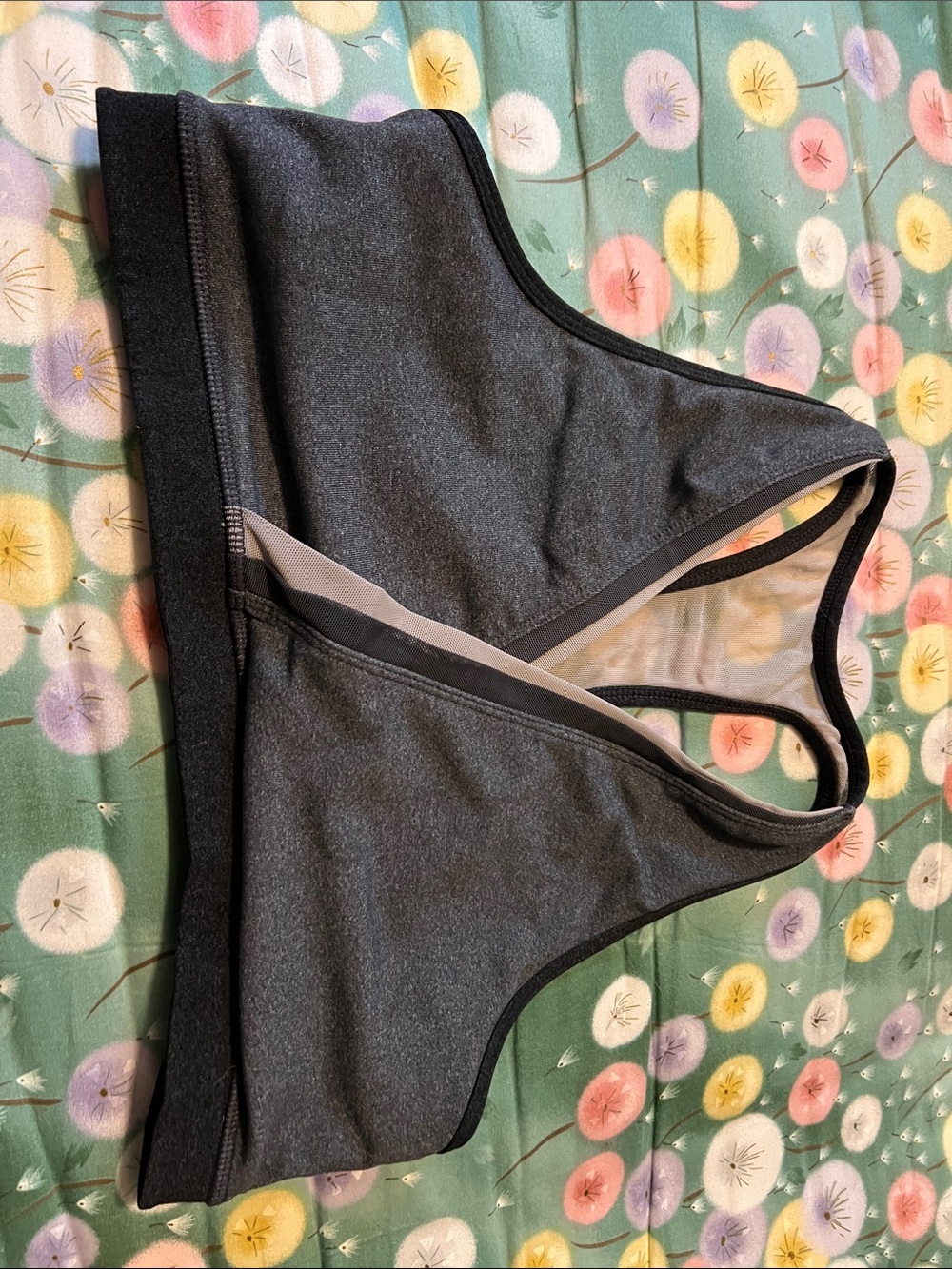 Women's Gray Active Sports Bra - Breathable Support